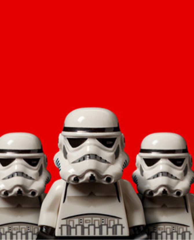 Фотосессия \"Звездные войны\" Lego