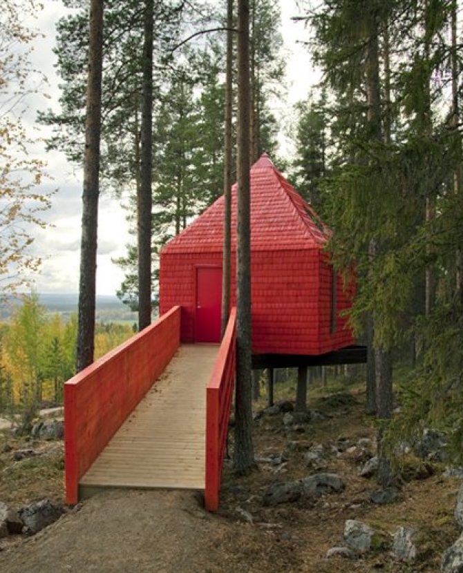 Treehotel Sweeden: первобытный шик