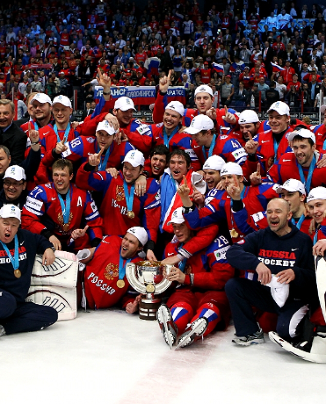Сборная России выиграла ЧМ по хоккею