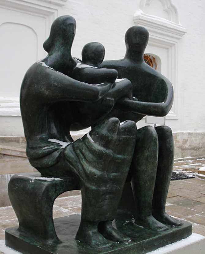 Открытие выставки скульптора Генри Мура