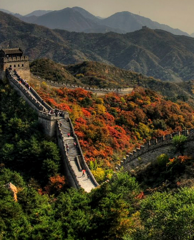 Ливни разрушили часть Китайской стены 