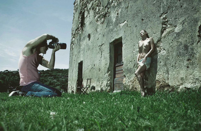 Pirelli backstage в журнале Vanity Fair