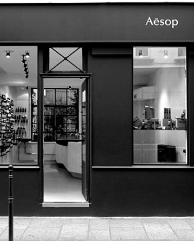 Концептуальные магазины Aesop