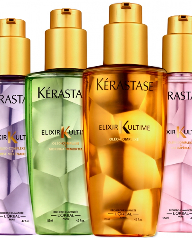 Новые масла для волос Kérastase