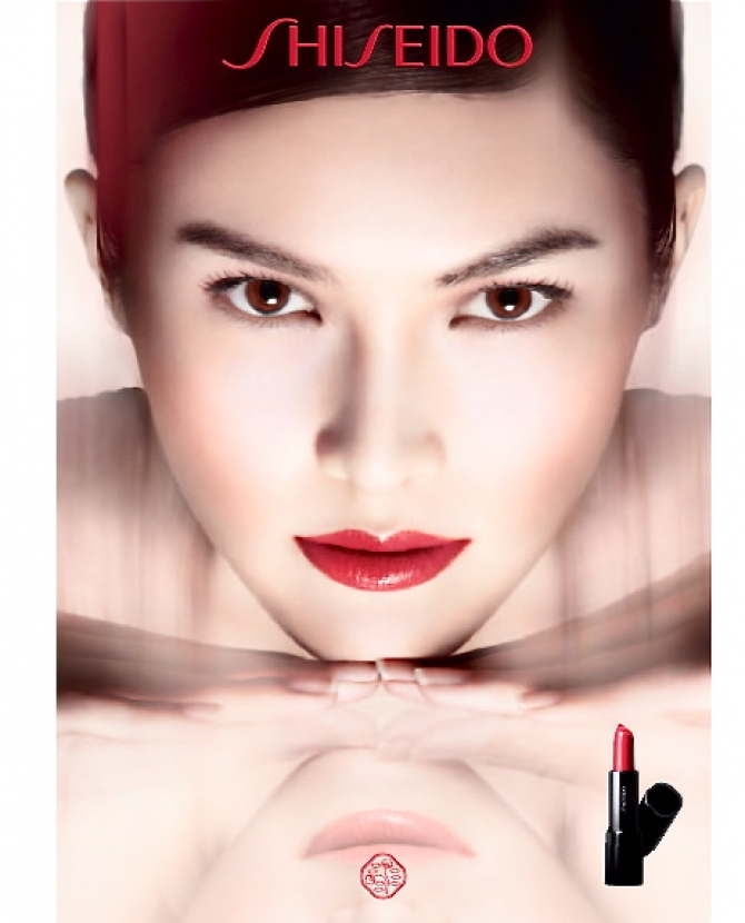 Суи Хе в рекламе Shiseido