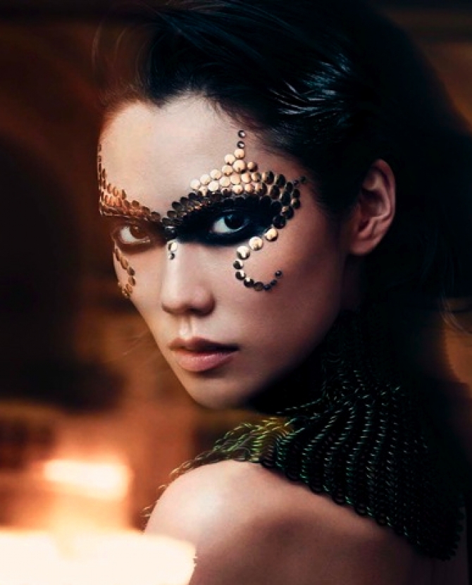 Новогодний макияж глазами Ядима Карранзо