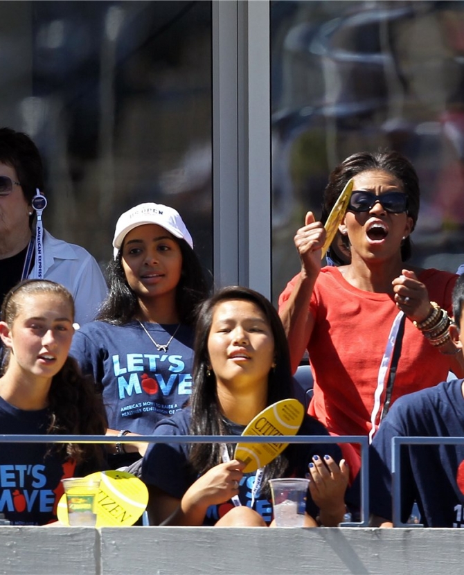 Гости теннисного турнира Us Open 2011 