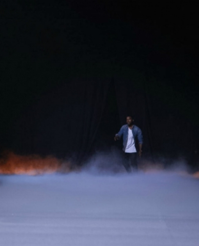 Неделя моды в Париже: Kanye West