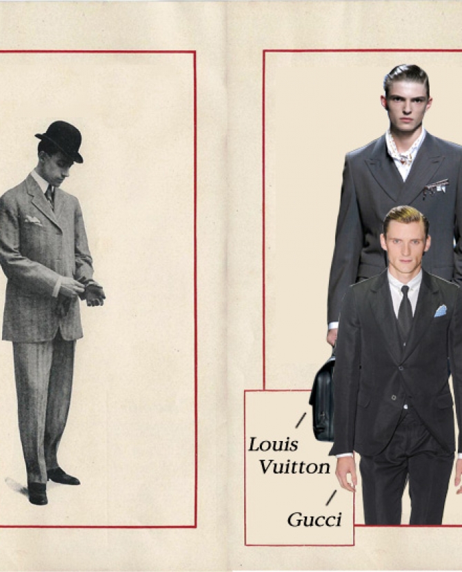 Как дополнить костюм: платок и бутоньерка