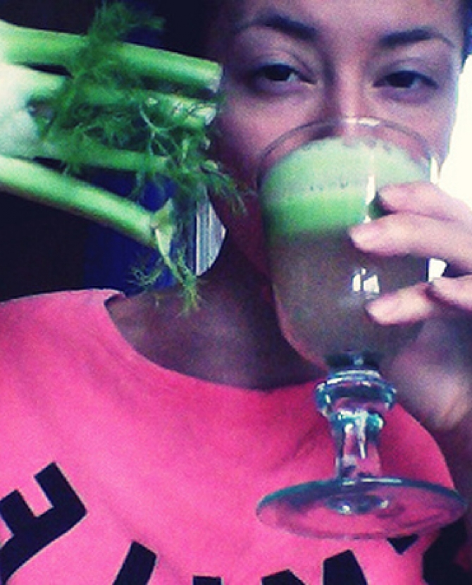 Зеленый лимонад с фенхелем