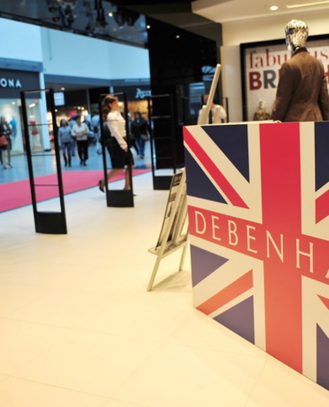 Открытие первого универмага Debenhams в Москве