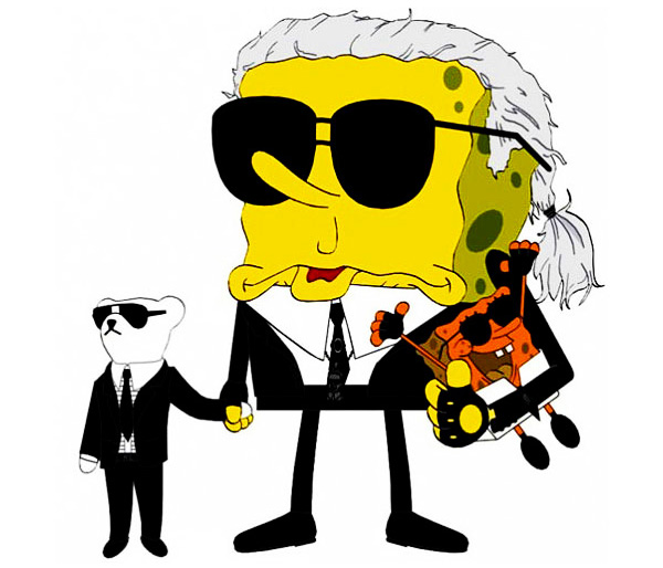 Губка Боб в роли людей из мира моды