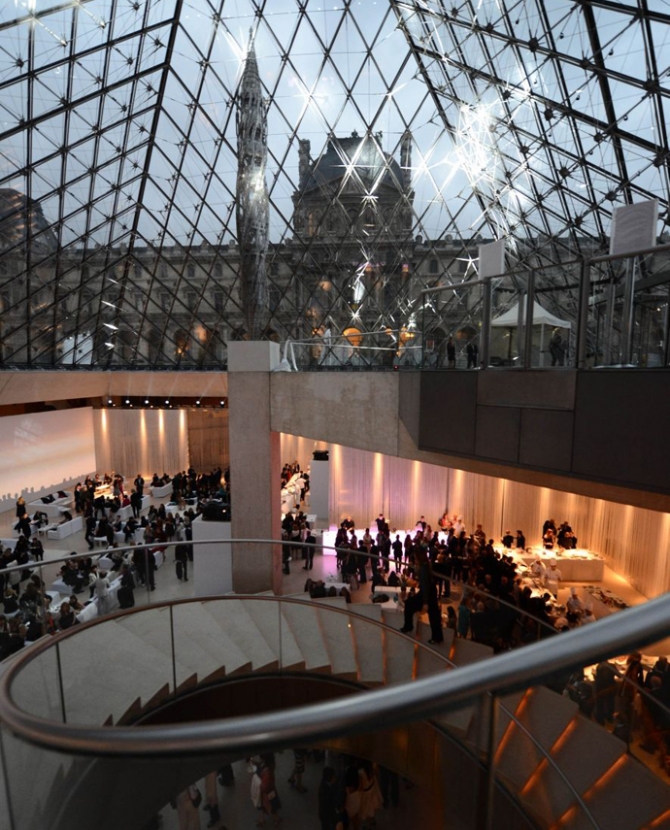 Ужин Salvatore Ferragamo в Лувре 