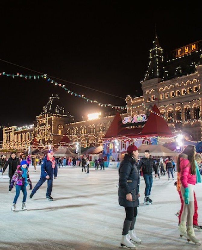 Открытие катка на Красной площади