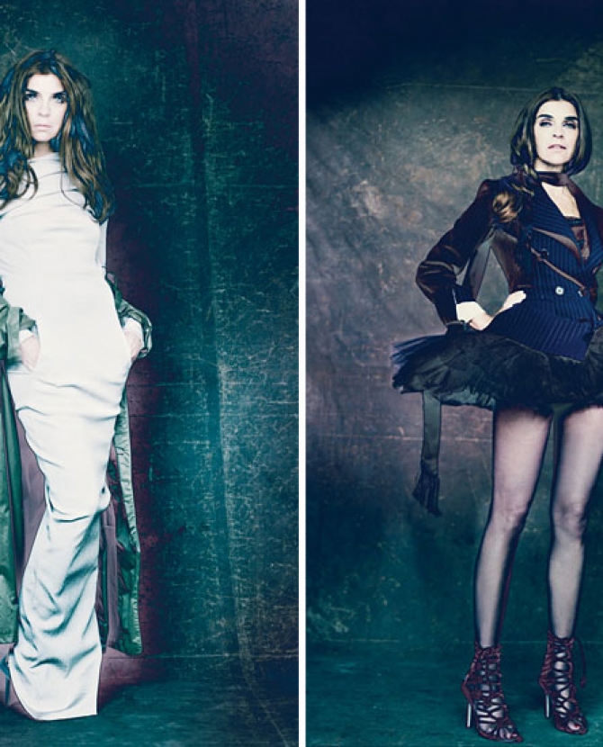 Карин Ройтфельд в W Magazine October 2011