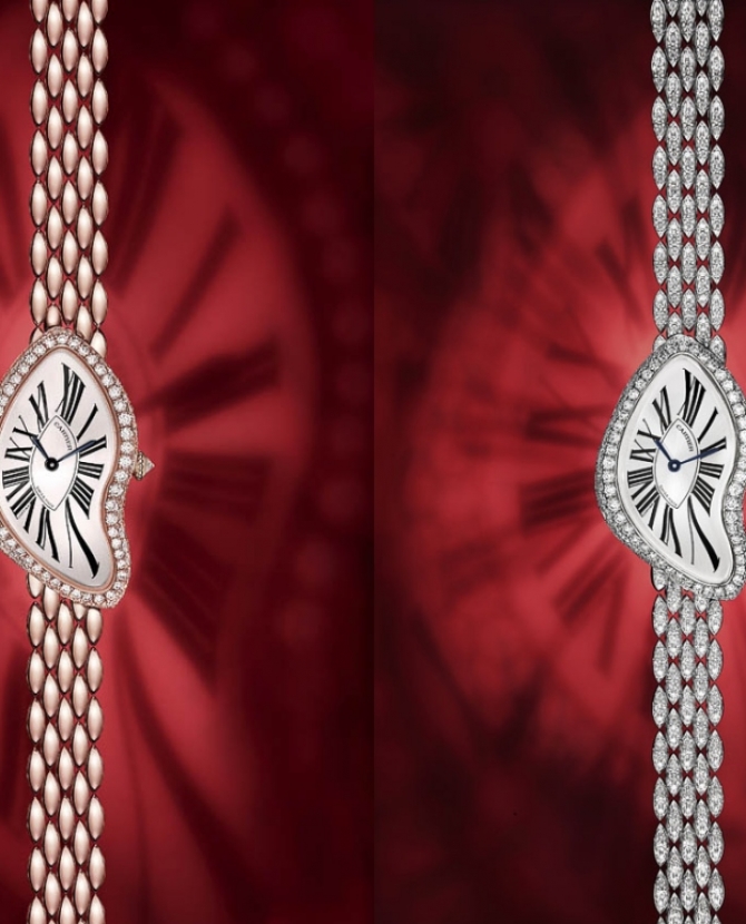 Новая модель часов Cartier Crash 2013