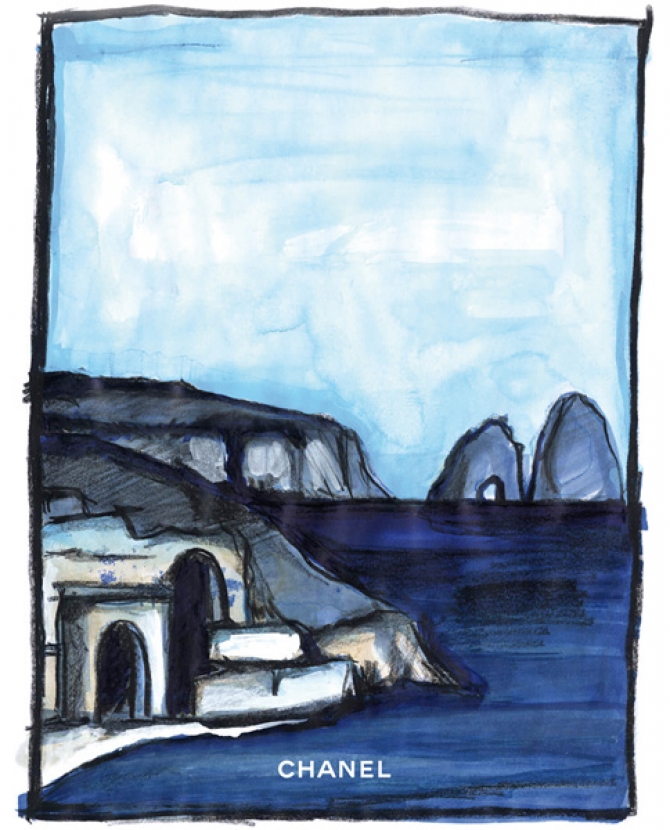 Летний бутик Chanel на Капри