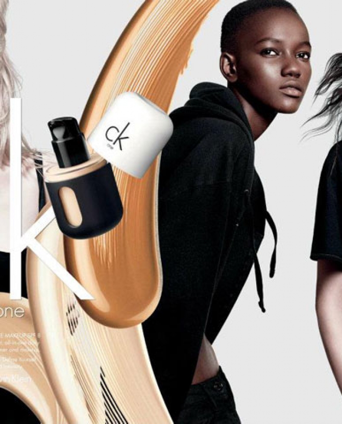 Реклама новой косметической линии CK One