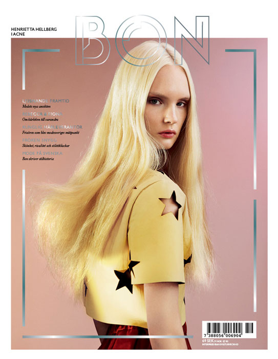 Светящиеся обложки журнала Bon