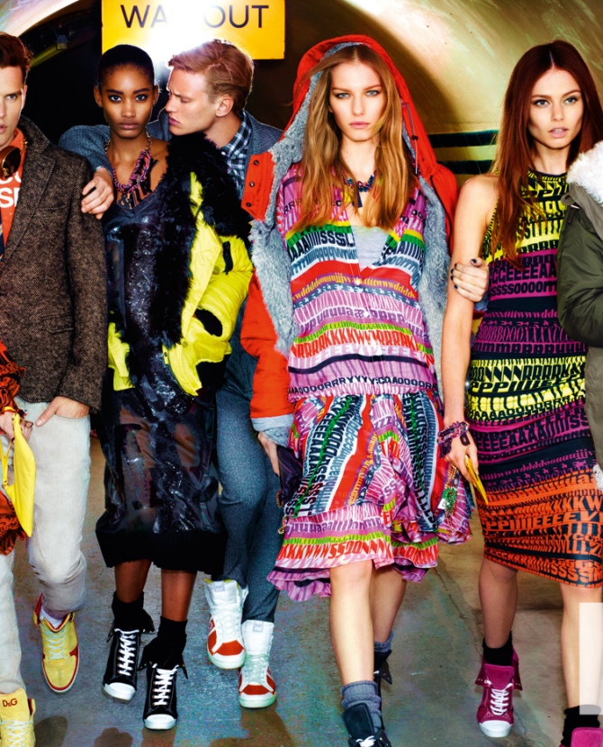 Рекламная кампания D&G осень-зима 2011