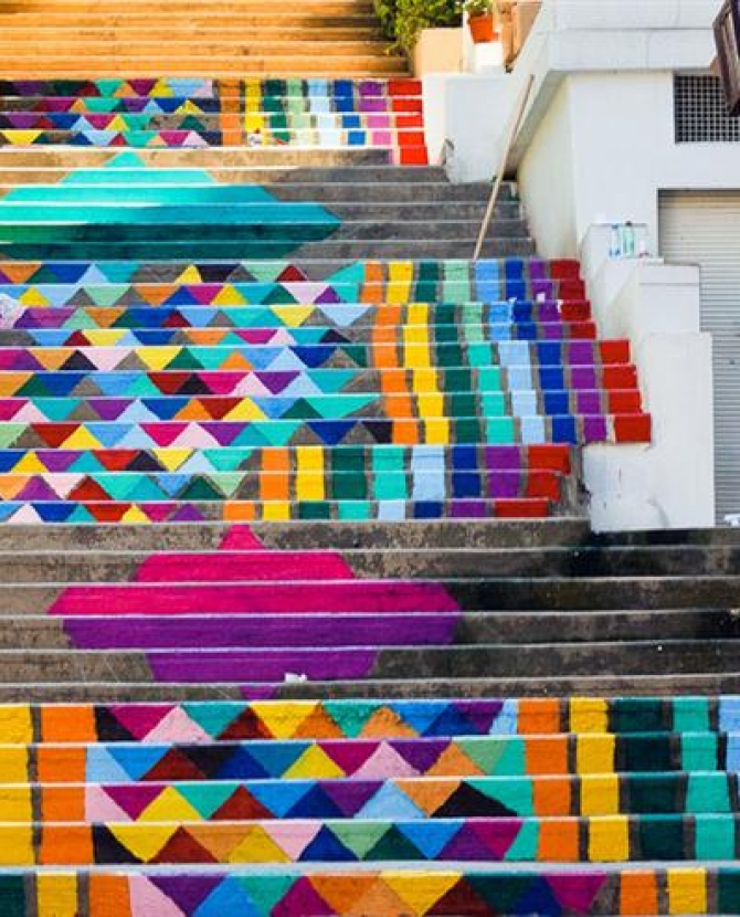 Буйство красок на улицах Бейрута
