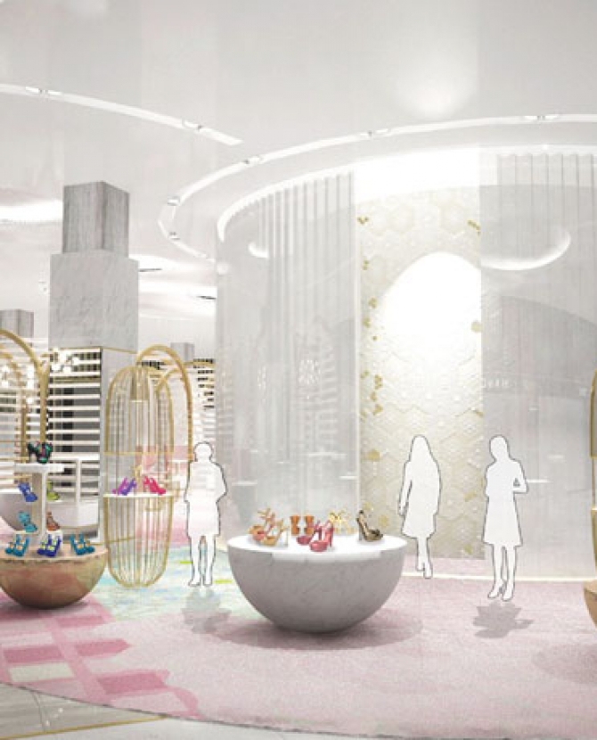 Самый большой обувной отдел в в мире