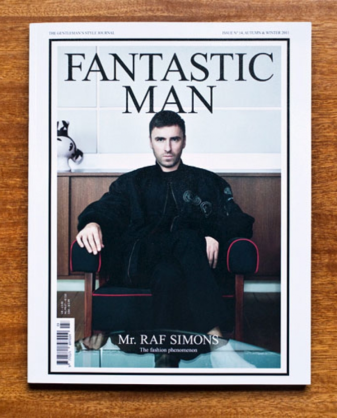 Раф Симонс на обложке Fantastic Man