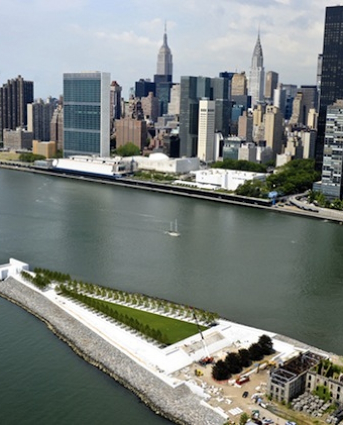 В Нью-Йорке открыли парк Франклина Рузвельта