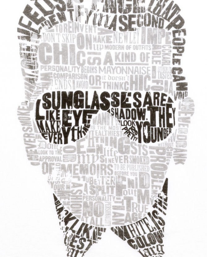 Карл Лагерфельд на футболках Karl