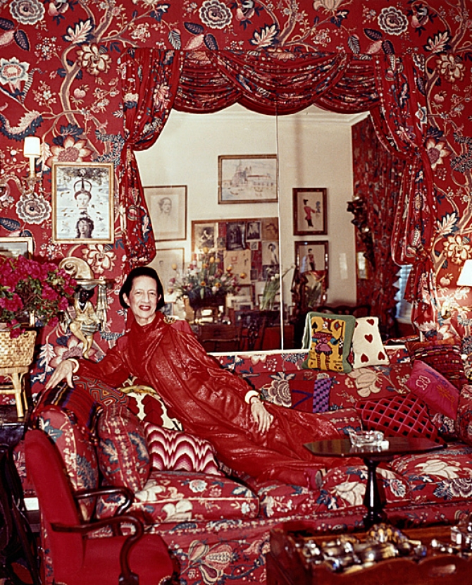 Диана Вриланд на Аллее стиля