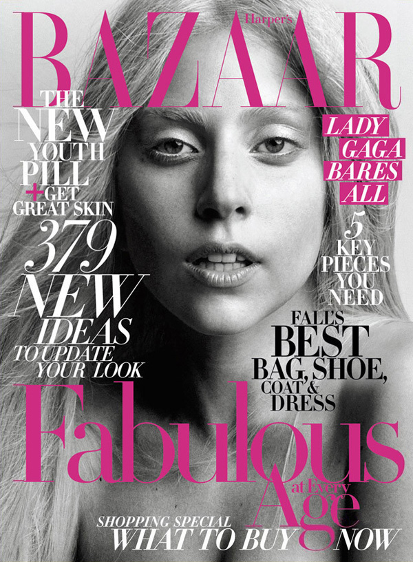 Lady Gaga на обложке Harper's Bazaar US