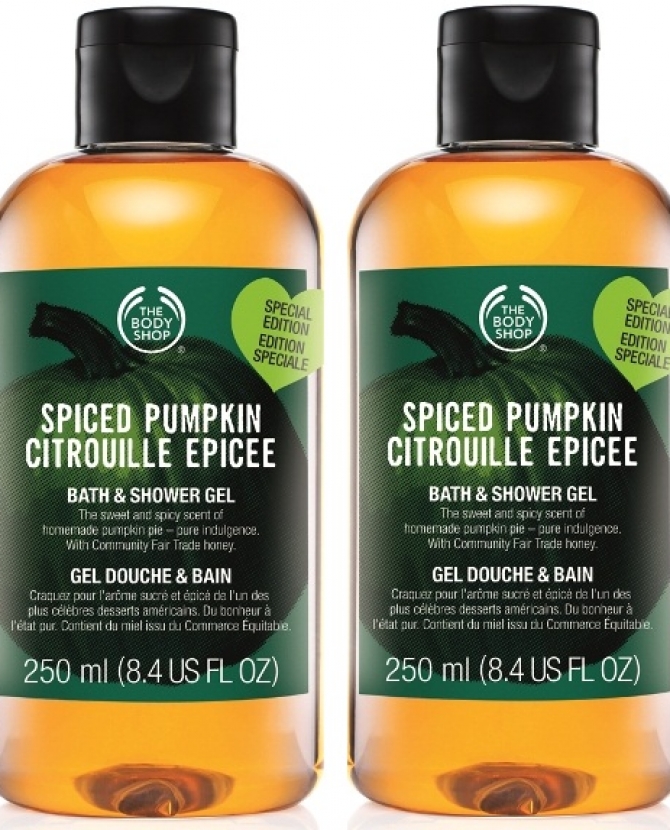 Тыквенный гель для душа от Body Shop