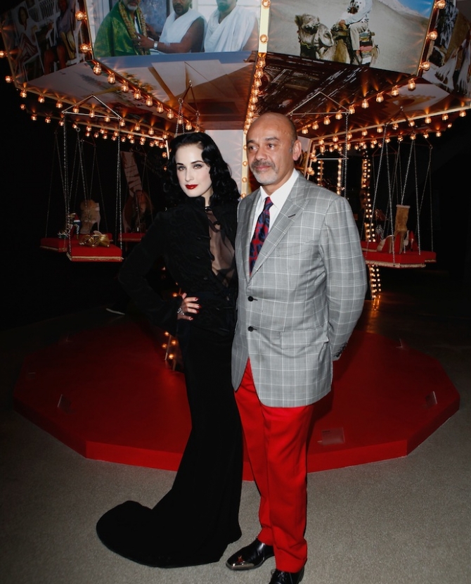 Открытие юбилейной выставки Christian Louboutin