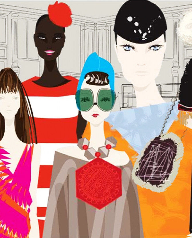 Мода в иллюстрациях. Часть 2