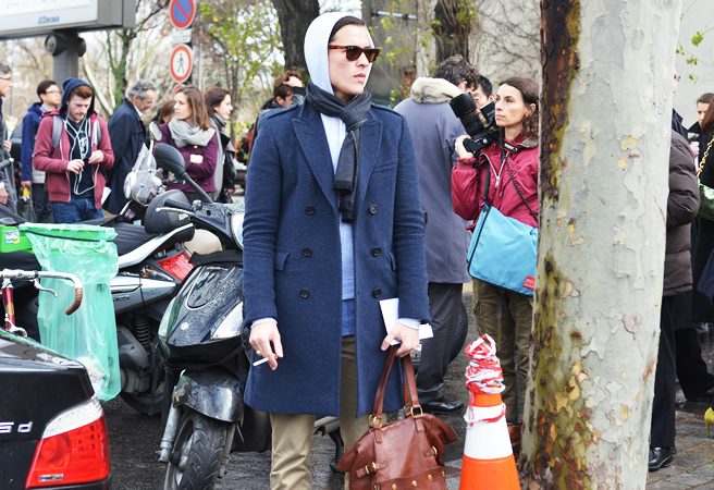 Неделя мужской моды в Париже: Streetstyle