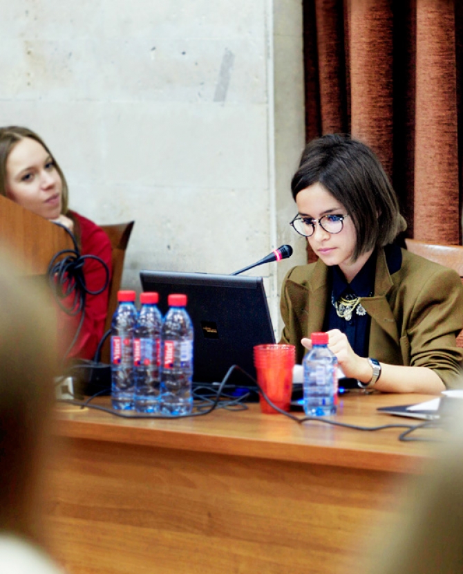 Лекция Мирославы Дума в МГИМО