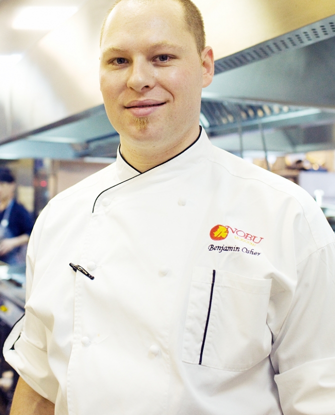 Креветки в пряно-чесночном соусе от Nobu