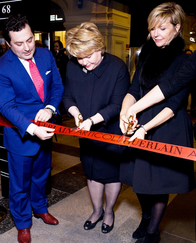 Открытие выставки Guerlain в ГУМе