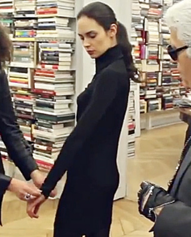 Карл Лагерфельд в видео для Macy’s