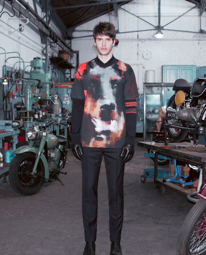 Лукбук мужской коллекции Givenchy pre-fall 2013