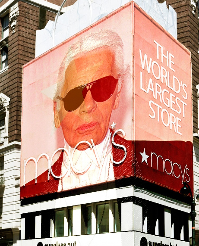 Карл Лагерфельд для Macy's