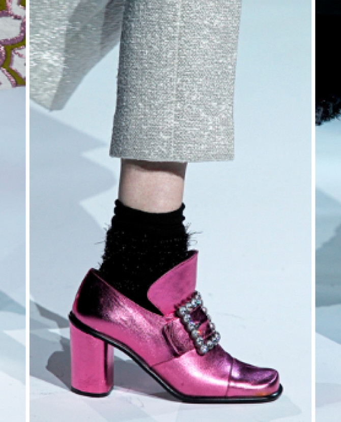 Туфли с квадратным носом