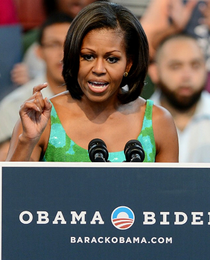 Предвыборная поддержка Мишель Обамы 