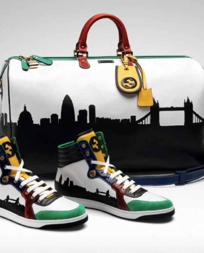 Лондонский пейзаж в Gucci City Collection 