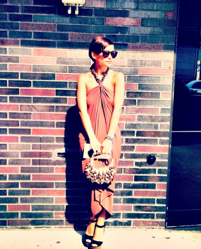 Look of the Day: Мирослава Дума в платье Lanvin