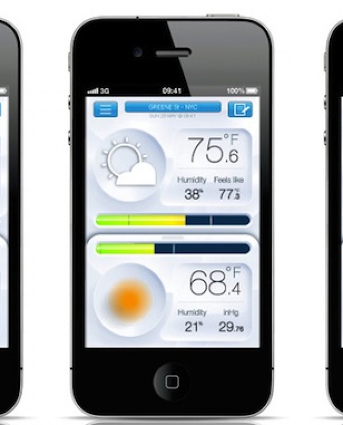 Мини-метеостанция для iPhone