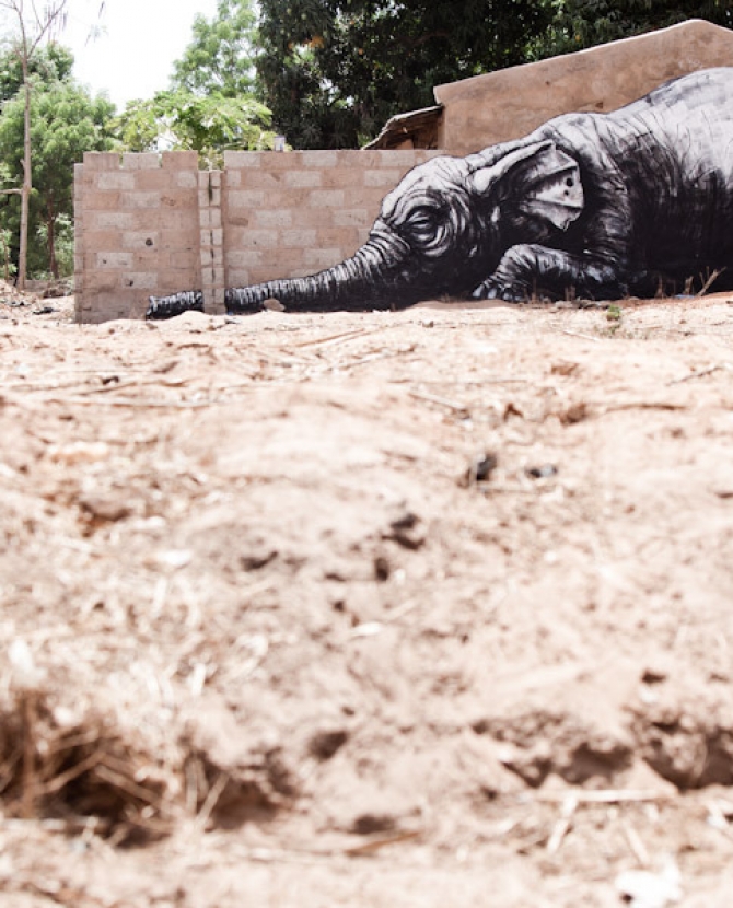 Стрит-арт в Гамбии