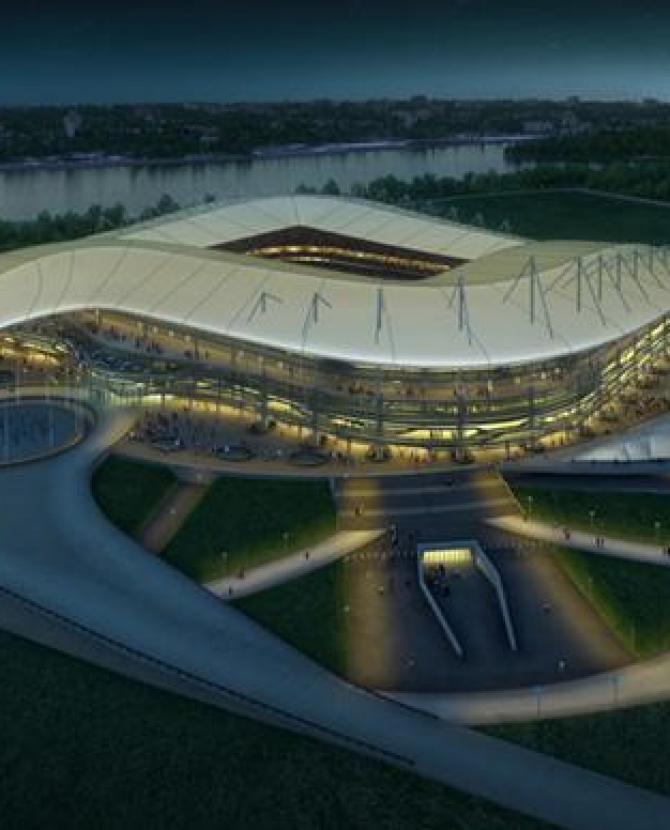 Новый стадион в Ростове-на-Дону