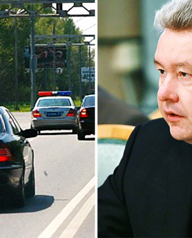 На кортеж Собянина совершено нападение 