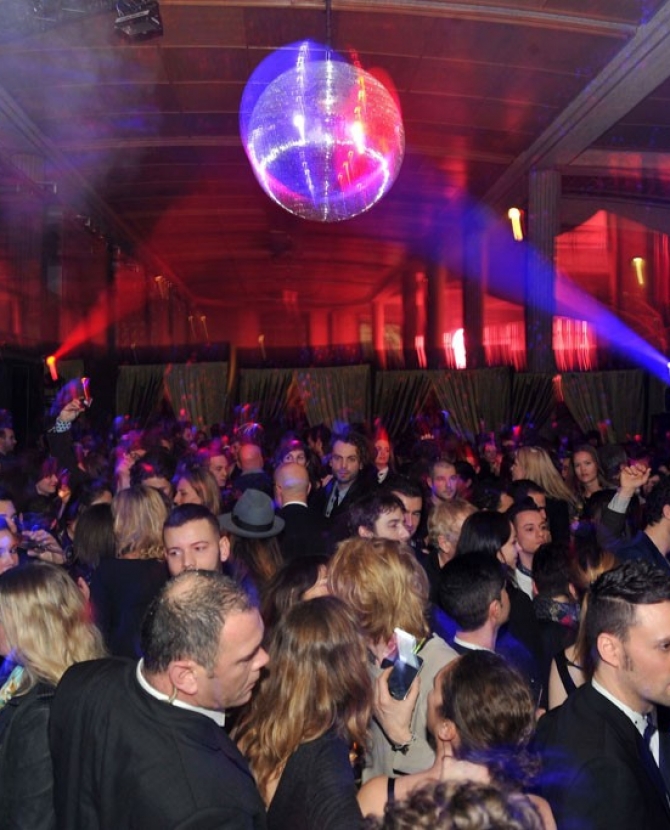 Гости на открытии pop-up-музея Prada